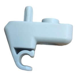 Hook Support Fixing Sun Visor Compatible with Lancia Ypsilon (843) from 2003 to 2011 Pantina Original Right Left Grey 1pc