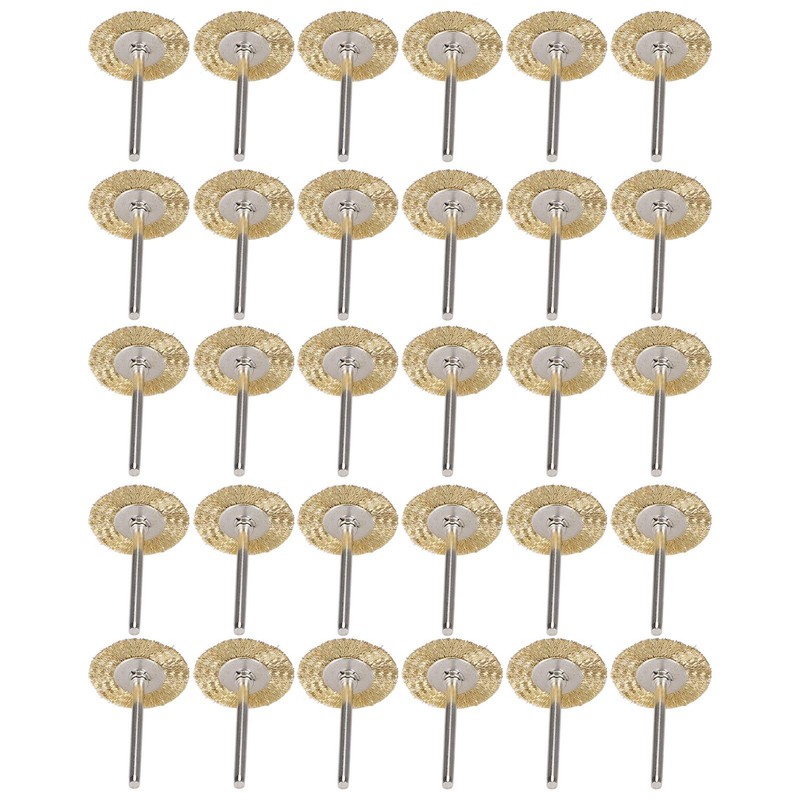 Pack of 30 Wire Brushes Dremel Brushes Wire Brush Set