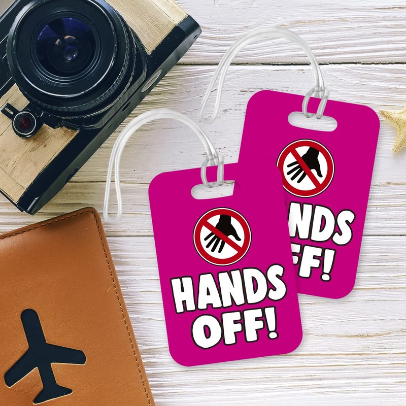 LT224 Hands Off! Novelty Funny Unique Designer Gift Glossy Plastic