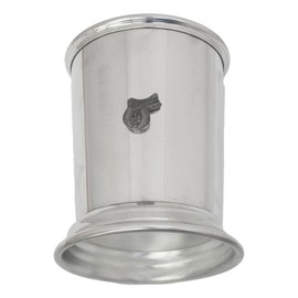 Horse Saddle Mint Julep Cup English Pewter Cockatil Free Engraving Gift 458