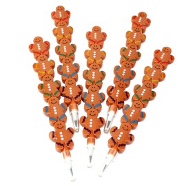 Yoowish Stackable Pencils, HB Refillable Non-Sharpening Stacking Colored Pencils Set for Students, Teachers, Office, Birthday Party Favors Supplies (Chrismas style)