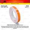 ORANGE, 3/8" | 9mm, Self-Adhesive Vinyl Pin Stripe Line Decal