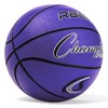 Champion Sports Heavy Duty Rubber Cover Nylon Basketballs-Intermediate (Purple, Size
