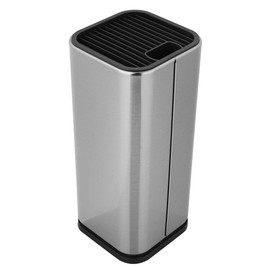 Universal Knife Block, Knife Holder without Knives, Stainless Steel Knife Storage Block for Kitchen Counter,Space-Saving Knife Storage Organizer Countertop, Detachable for Easy Cleaning