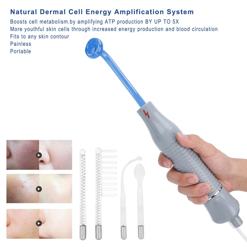 High Frequency Electrotherapy Instrument Acne Removal Skin Hair Care Electrotherapy