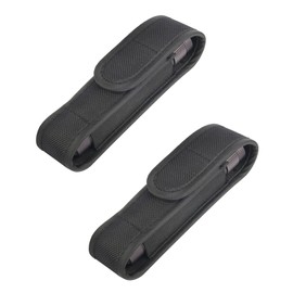 JDCMEI Pack of 2 Torch Holster, Torch Bag Belt LED Flashlights Holster Bag Tactical Torch Bag Holder Flashlight Bag for Hunting, Camping, Hiking Outdoors