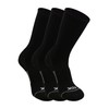 TCK Performance Basketball Socks 3 Pack Crew (Black, Medium)