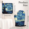 The Starry Night Oven Mitts and Pot Holders Kitchen Cooking