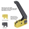 Optical Cable Stripper, Longitudinal Cable Cutter Ergonomic Handle Yellow Grey