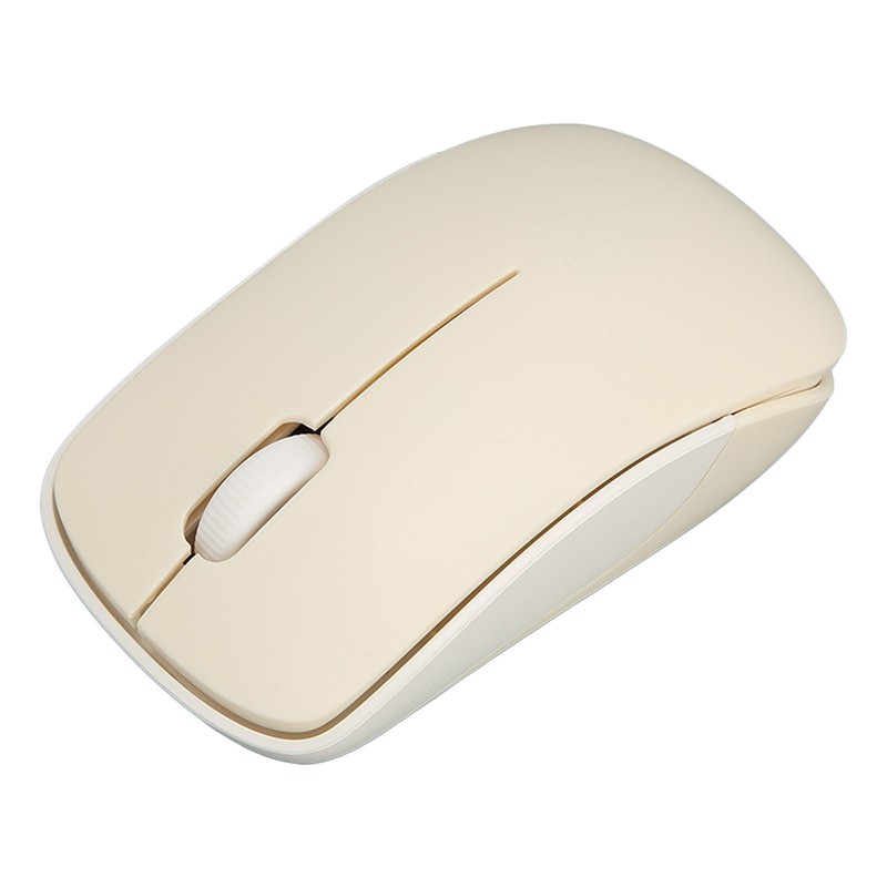 Wireless Keyboard Mouse Combo Mini Portable Retro Silent 2.4G Wireless