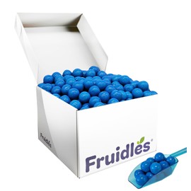 Fruidles Blueberry Smoothie Chewing Gum Balls Flavored Candy Buffet Treats, Machine Size Refills, Kosher Certified Parve, 1" Inch (5 Pounds (Bulk))