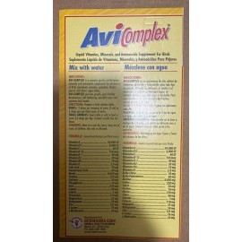 INTERFARMA AVICOMPLEX LIQUID VITAMINS, MINERALS & AMINOACIDS SUPPLEM FOR BIRDS