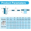 Vmuter 469Pcs SAE Rivet Nuts Kits, 304(18-8) Stainless Steel Flat
