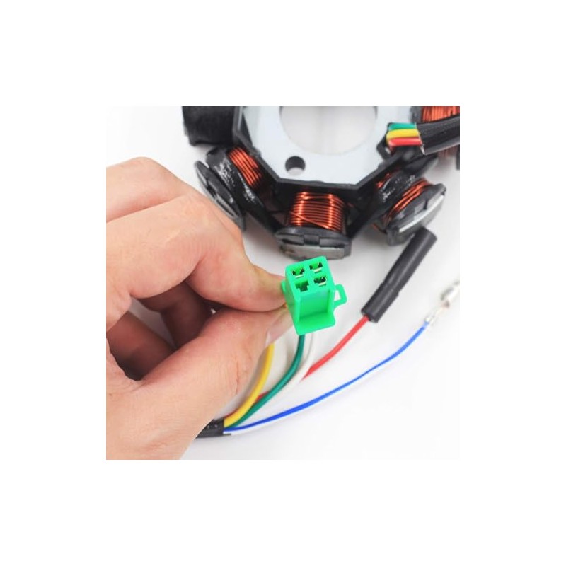 Trkimal Ignition Stator Magneto 5 Wire DC 8-Pin Coil for