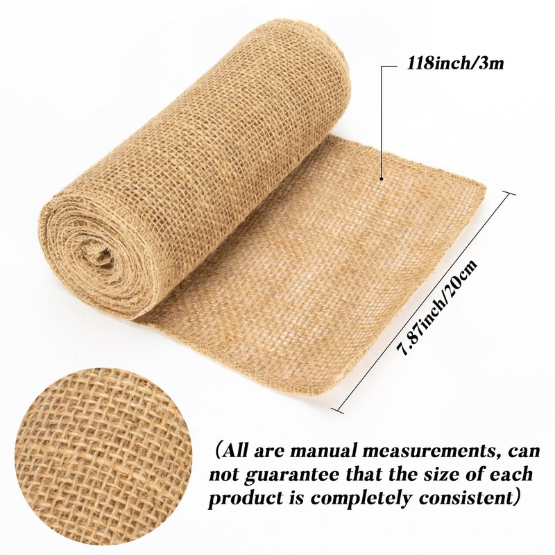 MAQIHAN Burlap Roll for Trees 2 PCS Burlap Tree Wrap