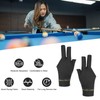 PATIKIL 10 x 3-Finger-Pool-Handschuhe, rechte und linke Hand, Billard-Handschuhe, Pool-Queue-Zubehör