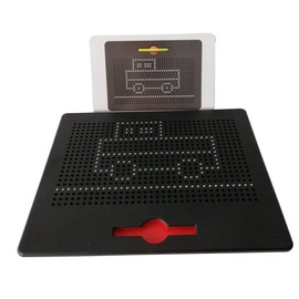 Games Galore Mag Pad Magnetic Drawing Board Tablet Erasable Magnet Tab Portable Drawing & Writing Pad Doodle Board with Magnet Pen for Kids Children Educational Toy (Large)