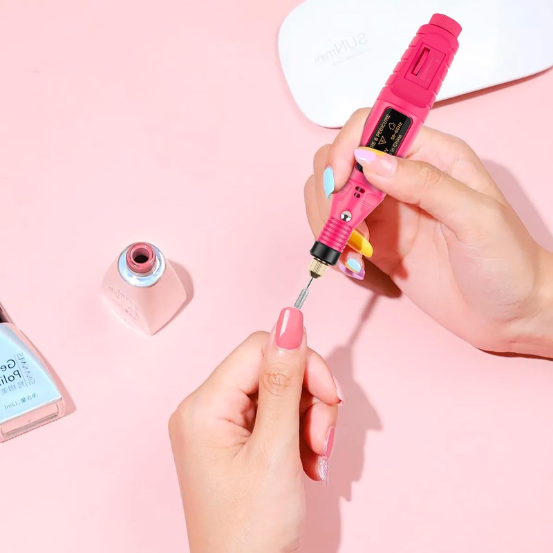 Drill para Uñas Profesional,Lostrain Lima de Uñas Eléctrica con 18