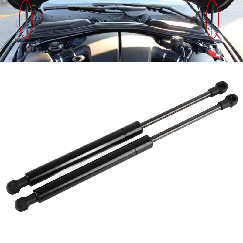 CYSFETENA 2 x Gas Struts Bonnet Support Bonnet Bracket for