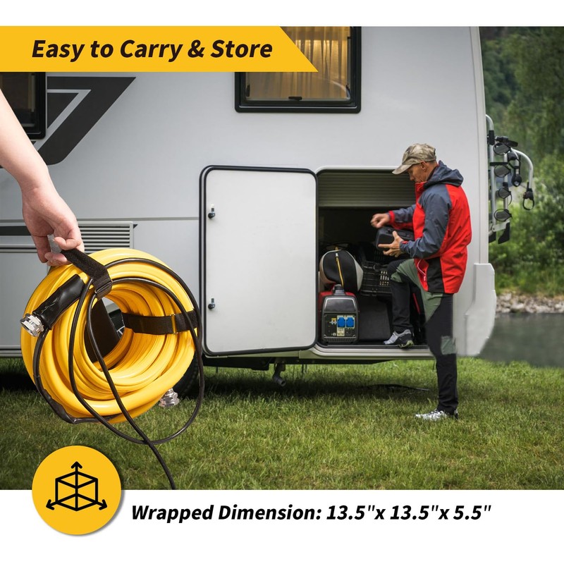 UTOOL 30 FT Heated Water Hose for RV Camper with