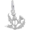 Rembrandt Thistle Charm - Metal - Sterling Silver