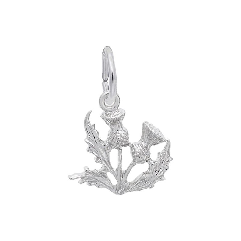 Rembrandt Thistle Charm - Metal - Sterling Silver