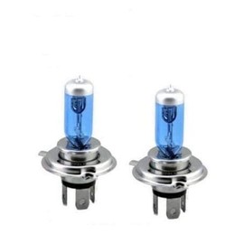 MSA 2 x H4 24v 100w SUPERWHITE XENON 475 UPGRADE Headlight Bulbs +501 LED Sidelights