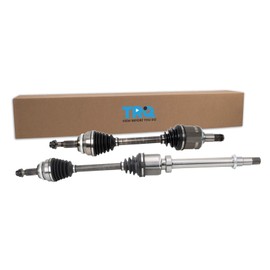 TRQ Front CV Axle Shaft Assembly Set Driver & Passenger Side Compatible with 2014-2019 Toyota Highlander