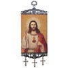 Needzo Sacred Heart of Jesus Tapestry Icon Banner Wall Hanging