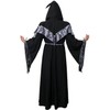Nofonda Wizard Costume, Dark Wizard Robe, Warlock Cape, Cosplay Costume