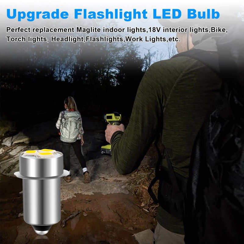 Flashlight LED Light Bulb for Ryobi Craftsman Flashlight ／Work Light