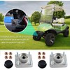 Roykaw Front Wheel Hub Assembly with Hub Bearing Compatible with