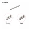 uxcell 1x12mm Dowel Pins, 100pcs 304 Stainless Steel Round Head