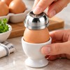 Stainless Steel Egg Piercer for Home Cooking – Compact Manual