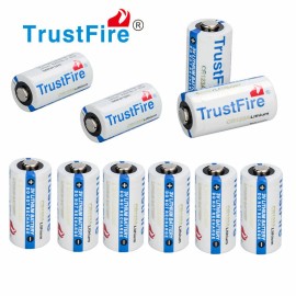 TrustFire CR123A 85177 Lithium Battery 1400mAh 3V Batteries EXP 2034 For Camera - 10* CR123A Battery