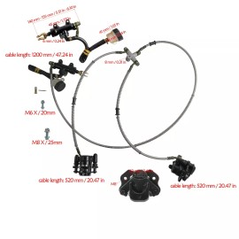 Unbranded Hydraulic Rear Disc Brake Caliper Assembly 125cc 150c Go Kart ATV Quad Golf Cart