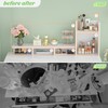 Besiost Vanity Desk, Small Vanity Desk with Power Outlet, Makeup