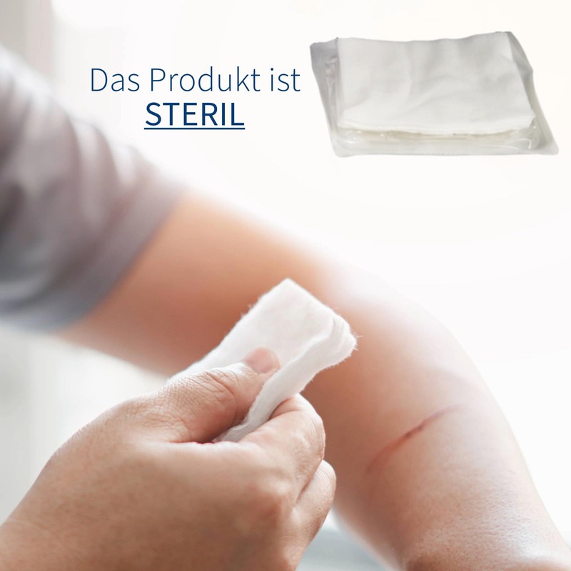 Curi-Med Sterile 4-Ply Non-Woven Dressings 10 cm x 10 cm