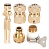 Hose Quick Connector Nipple Nozzle Water Sprayer Kit Garden Watering