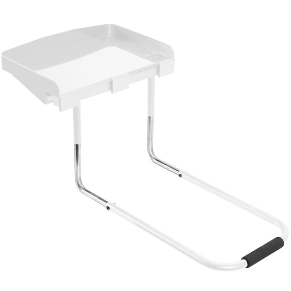 Height Adjustable Under Mattress 17 inch Bedside Shelf, Works with