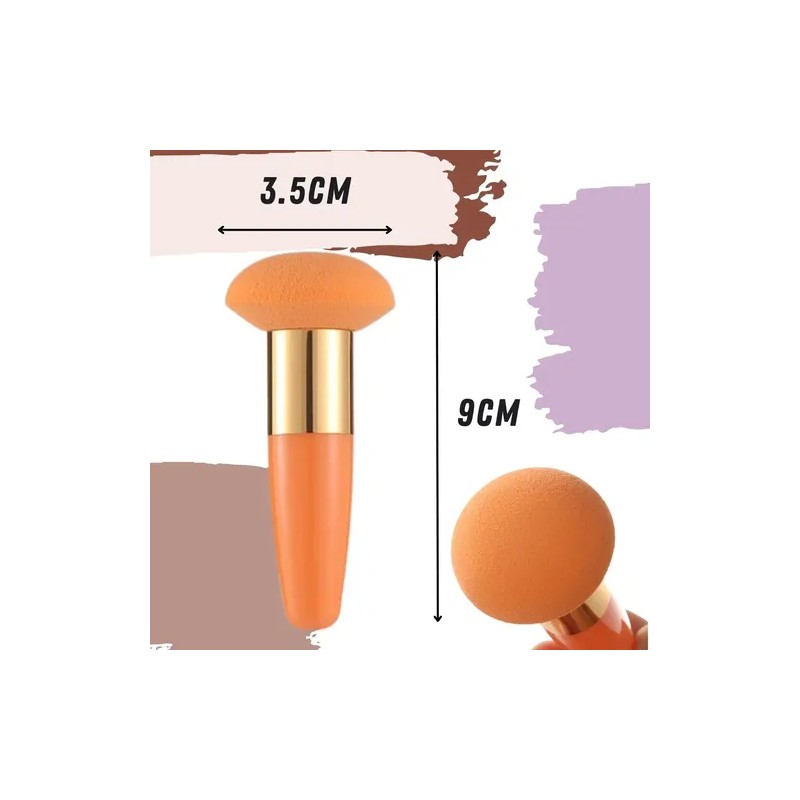 Esponja Facial Para Maquillaje Brocha Profesional Mango F