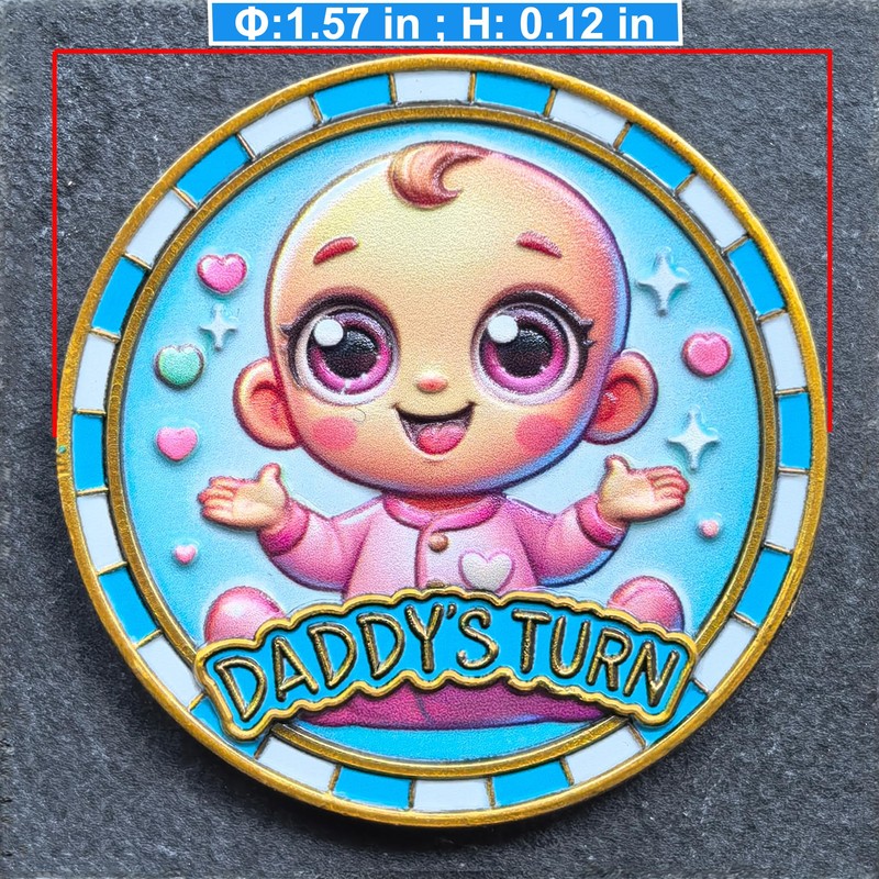 Baby Decision Coin for New Parents - Cute Mummy and