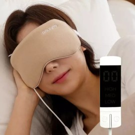Vitagram 비타그램 눈찜질 온열스팀 수면안대 눈마사지기 VG-1002 골드아이 베이지 USB 온열안대 Vitagrom Eye Steam Warmer Sleep Mask withHeat and Massage VG-1002 Gold Eye Beige USB Warming Eye Mask