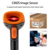 Barcode Scanner, 2D Barcode Scanner Wireless Qr Code Scanner with