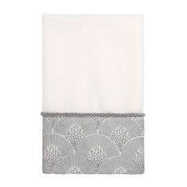 Avanti Linens Deco Shell Fingertip Towel, One Size, White