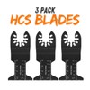 3pcs High Carbon Steel HCS Oscillating Saw Tool Blades -