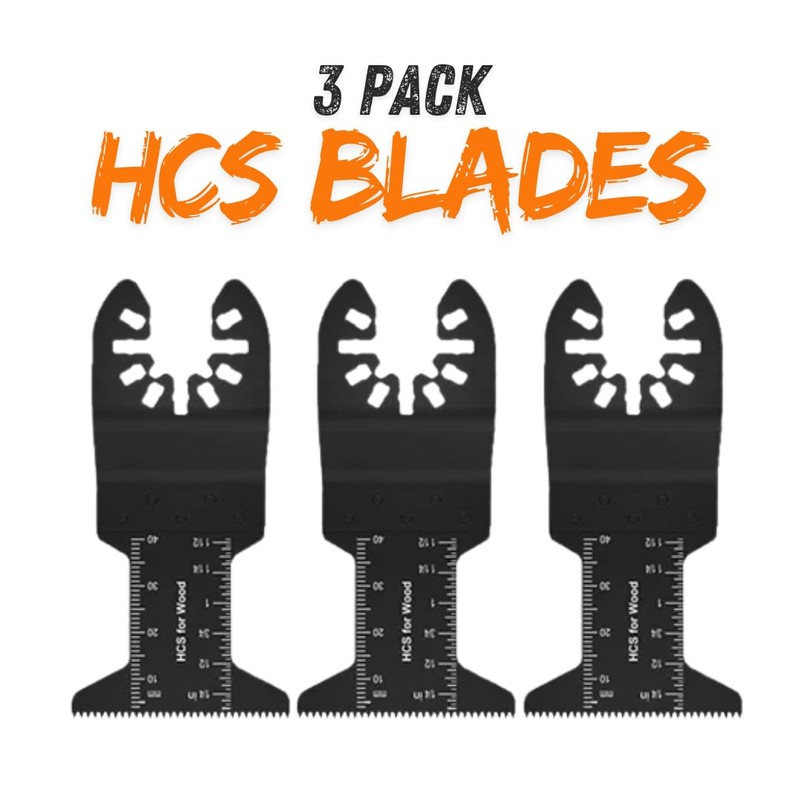 3pcs High Carbon Steel HCS Oscillating Saw Tool Blades -