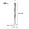 sourcing map Hex Lag Screws, M6 x 70mm 304 Stainless