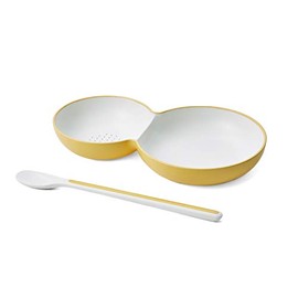tak Kids Dish For Baby Yellow Children's Dinnerware Set W 6.7 x D 3.9 x H 1.0 inches (17 x 10 x 2.5 cm) (External Dimensions) JTN-0160-YL