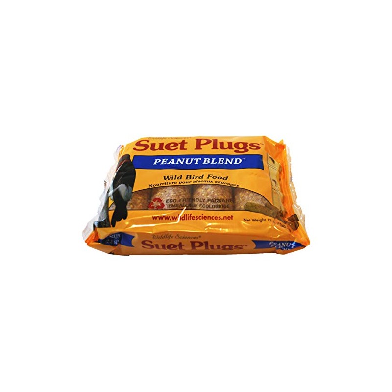 Wildlife Sciences Suet Plugs 48 Pack, Case of 12 Individually
